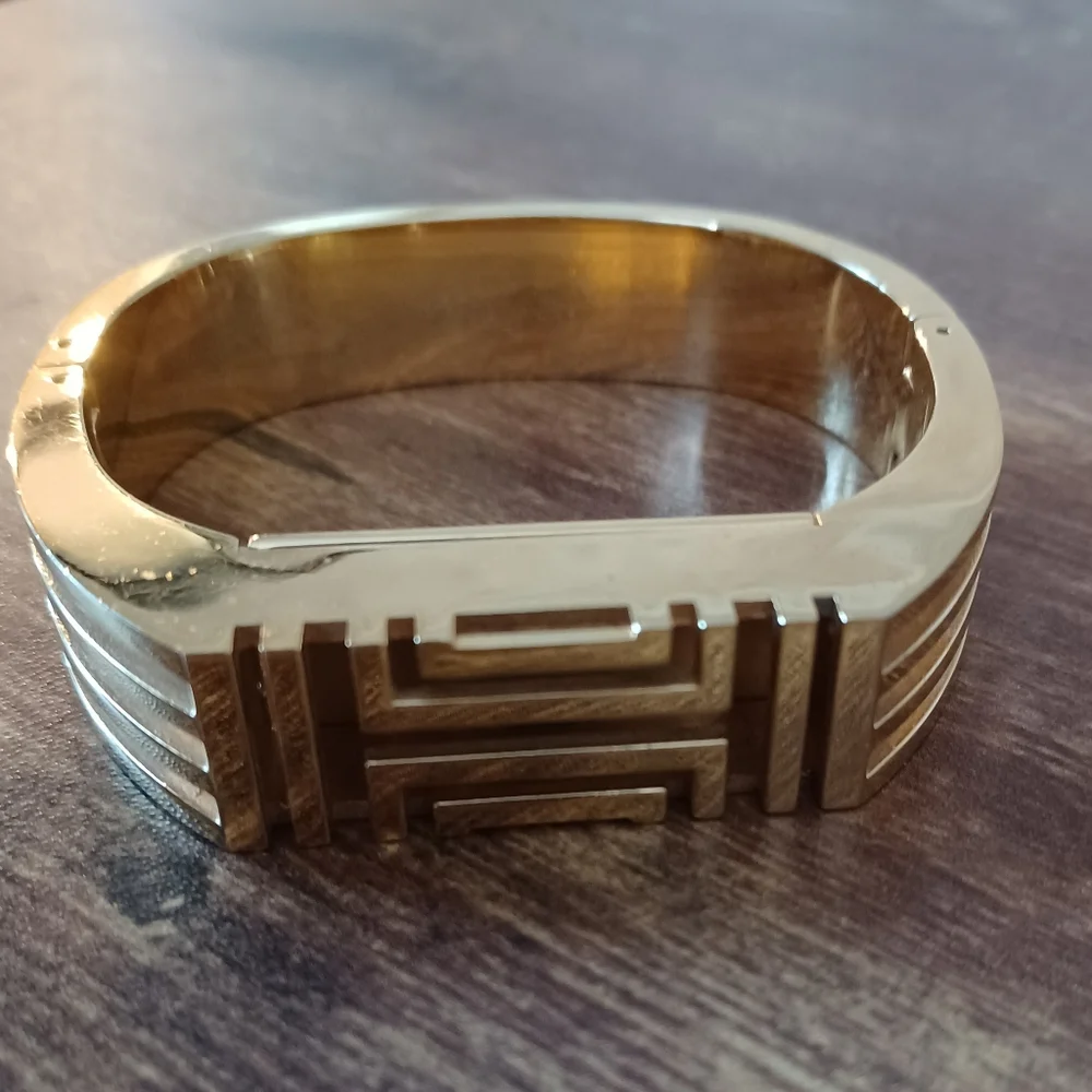Tory Burch Fitbit Metal Hinged Bracelet